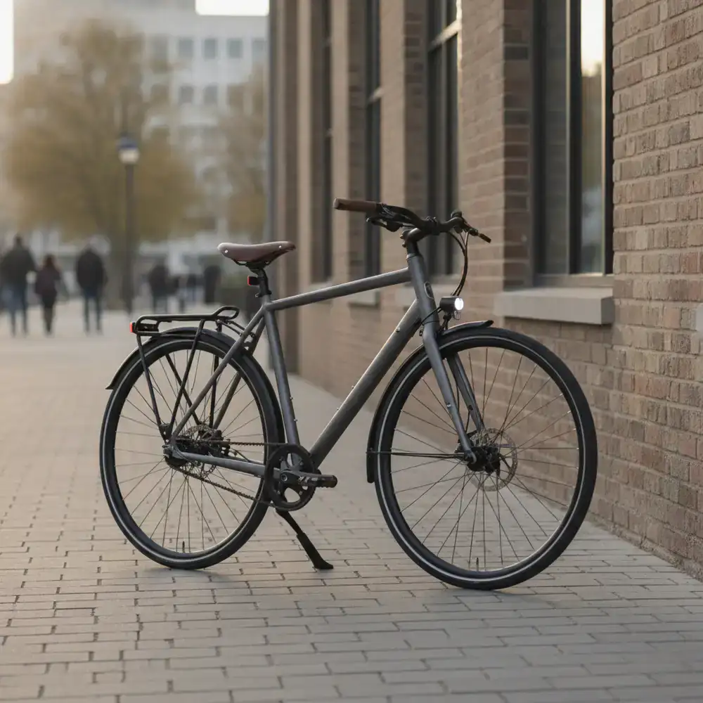 Metro Commuter Hybrid Bike with rear rack