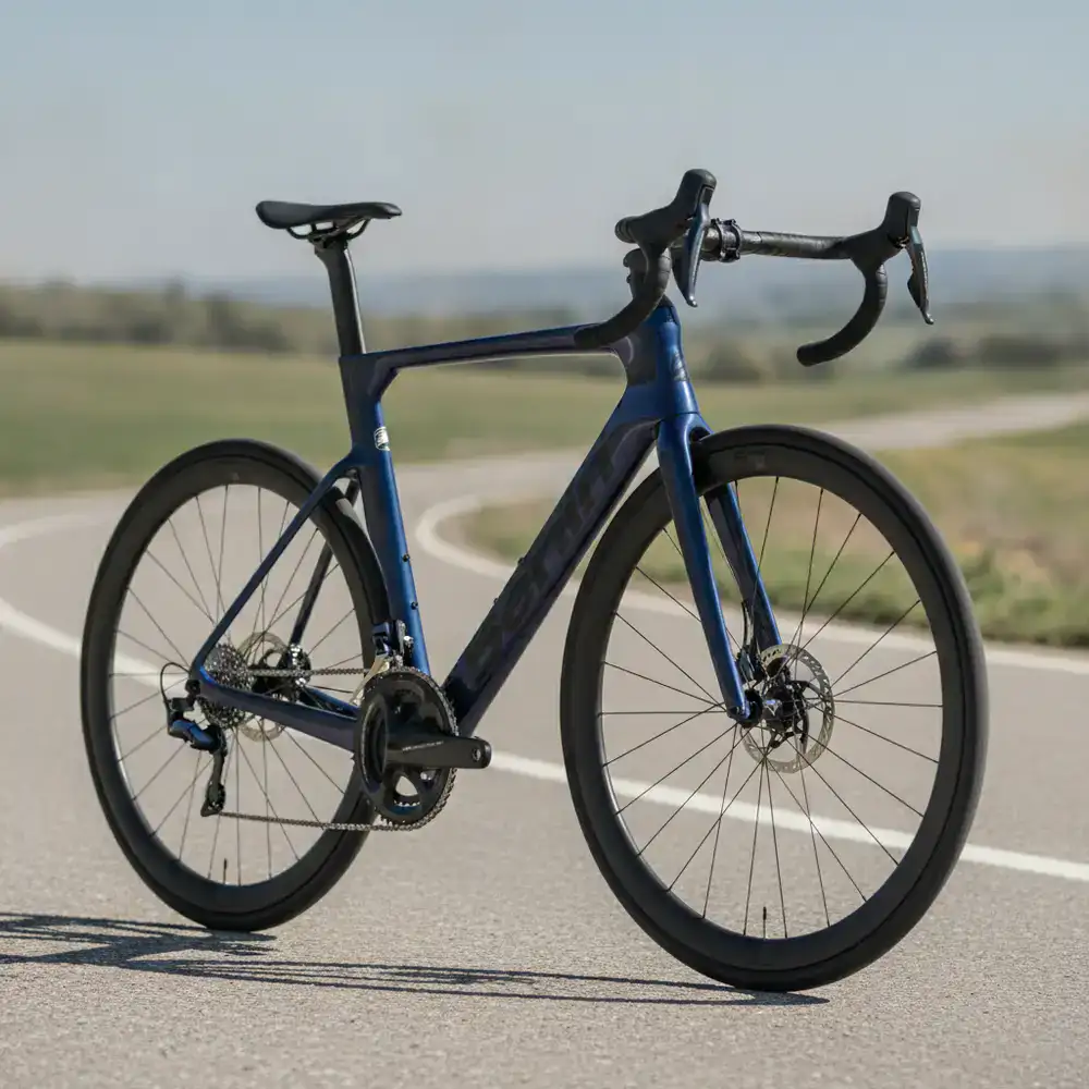 Sprint Aero Carbon Road Bike in dark blue